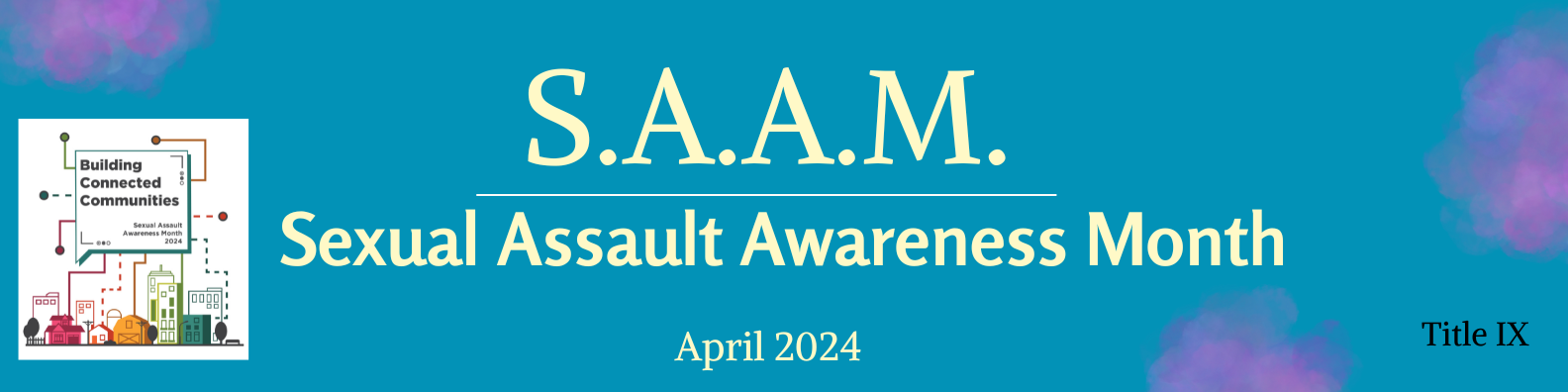 Sexual Assault Awareness Month begins April 1